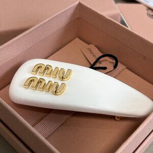 Miu Miu Women's Patent Leather Hair Clip